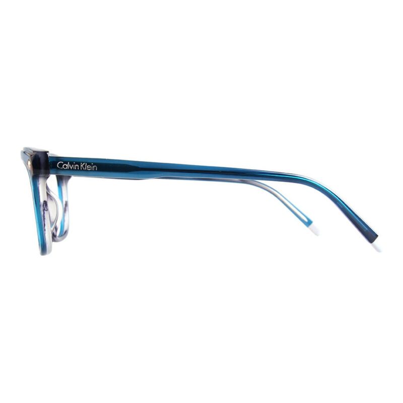 Óculos de Grau Quadrado Calvin Klein Acetato Azul