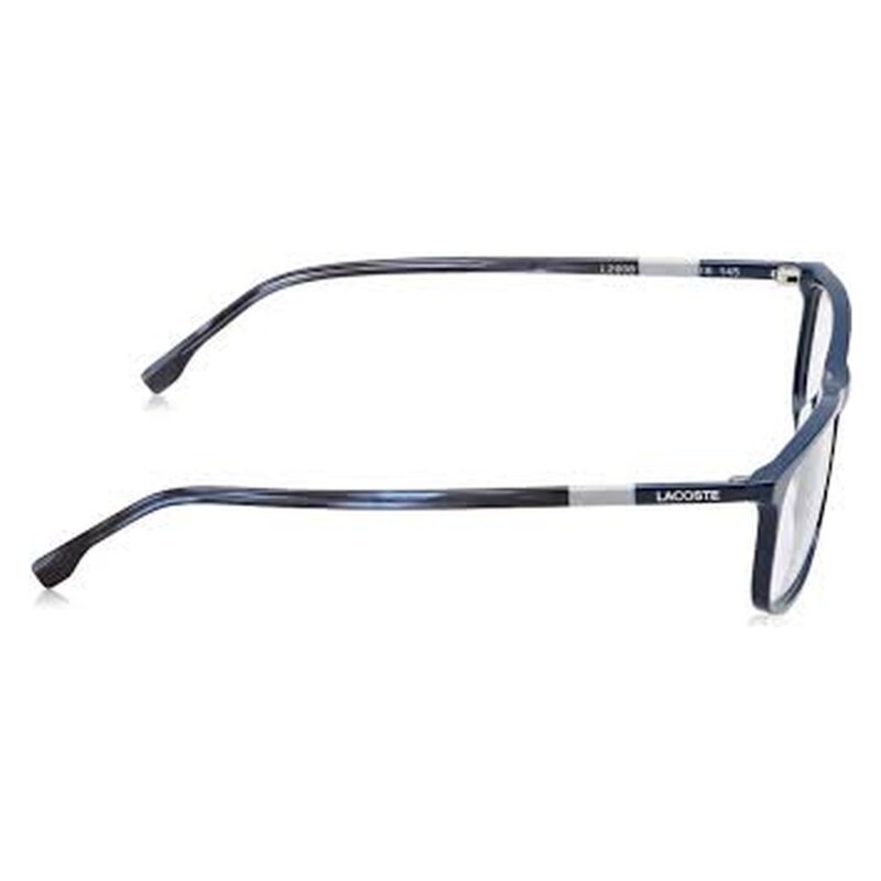 Óculos de Grau Masculino Lacoste Retangular Preto