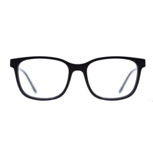 Óculos de Grau Masculino Quadrado Evoke Acetato Preto Fosco