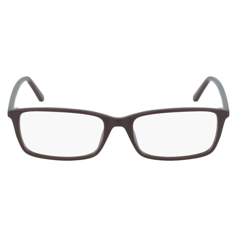 Óculos de Grau Masculino Retangular Calvin Klein Acetato Marrom