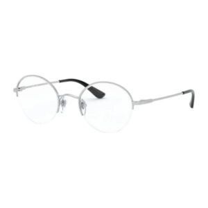 Óculos de Grau Redondo Vogue Fio de Nylon Prata