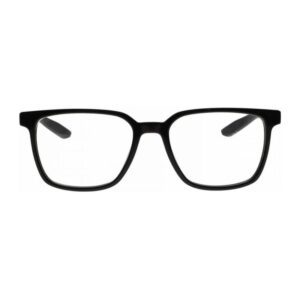 Óculos de Grau Masculino Quadrado Nike Acetato Preto Fosco