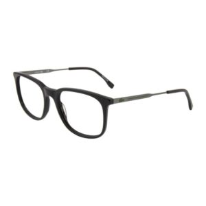 Óculos de Grau Masculino Quadrado Lacoste Acetato Preto L2880