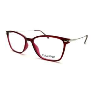 Óculos de Grau Feminino Calvin Klein Quadrado Acetato Vinho 20705 653