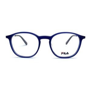 Óculos de Grau Masculino Redondo Fila Acetato Azul