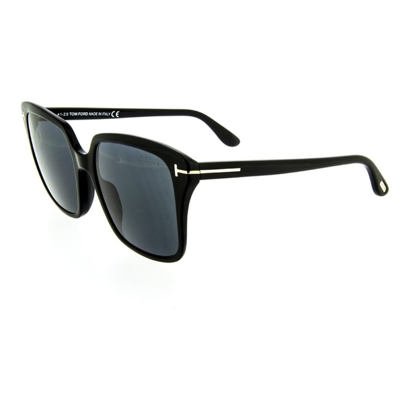 Óculos de Sol Feminino Quadrado Tom Ford Acetato Preto