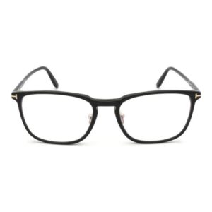Óculos de Grau Masculino Quadrado Tom Ford Acetato Preto