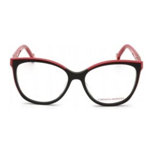 Óculos de Grau Feminino Carolina Herrera Gatinho Acetato Preto He885 0700