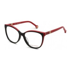 Óculos de Grau Feminino Carolina Herrera Gatinho Acetato Preto He885 0700