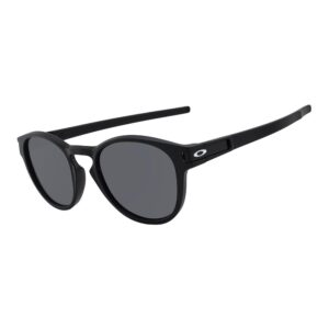 Óculos de Sol Masculino Redondo Oakley Acetato Preto Fosco