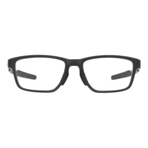 Óculos de Grau Masculino Retangular Oakley Acetato Cinza