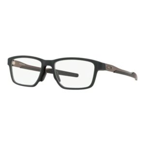 Óculos de Grau Masculino Retangular Oakley Acetato Cinza