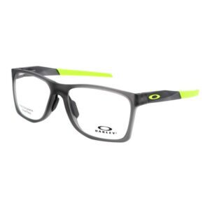 Óculos de Grau Masculino Quadrado Oakley Acetato Cinza