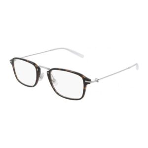 Óculos de Grau Masculino Montblanc Quadrado Acetato Estampado Marrom Mb01590 002