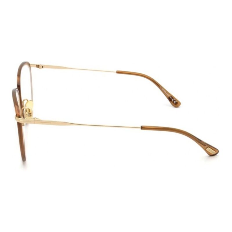 Óculos de Grau Feminino Quadrado Tom Ford Acetato Nude