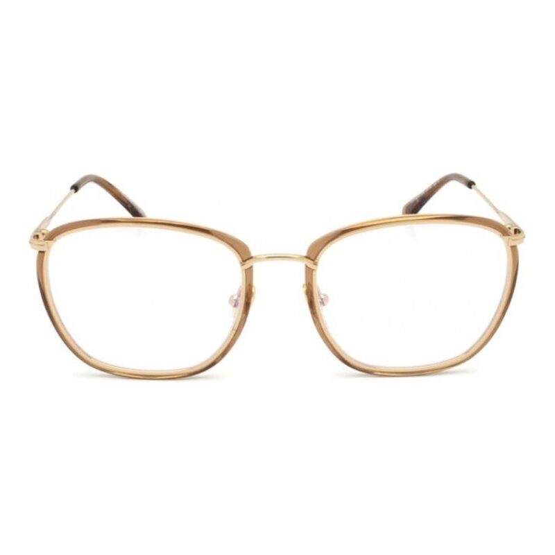 Óculos de Grau Feminino Quadrado Tom Ford Acetato Nude