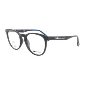 Óculos de Grau Unissex Redondo Bmw Acetato Cinza Fosco Bs5004 H