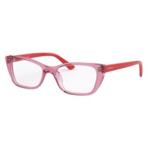 Óculos de Grau Infantil Feminino Vogue Gatinho Acetato Rosa