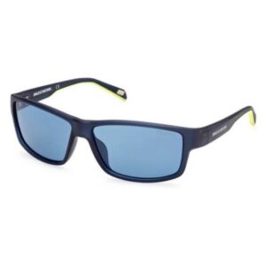 Óculos de Sol Masculino Skechers Curvado Acetato Preto