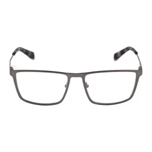 Óculos
  de Grau Masculino Armani Exchange Quadrado Metal Cinza