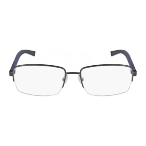 Óculos de Grau Masculino Nautica Retangular Metal Prata