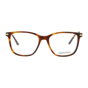 Óculos de Grau Masculino Calvin Klein Quadrado Acetato Tartaruga modelo CK19711