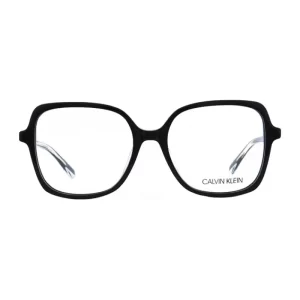 Óculos de Grau Feminino Calvin Klein Quadrado Acetato Preto