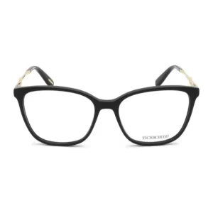 Óculos de Grau Feminino Victor Hugo Quadrado Acetato Preto modelo VH1822S