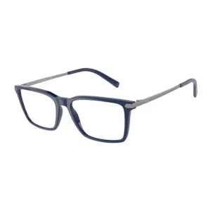 Óculos de Grau Masculino Armani Exchange Retangular Acetato Azul