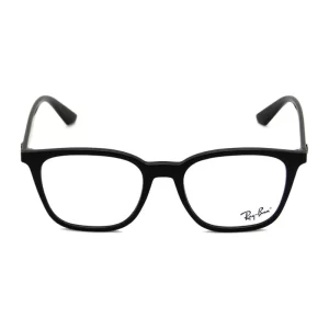 Óculos de Grau Masculino Ray ban Quadrado Acetato Preto