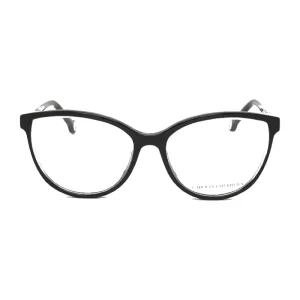 Óculos de Grau Feminino Carolina Herrera Gatinho Acetato Preto modelo VHE876V