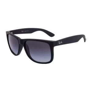 Óculos de Sol Masculino Rayban Quadrado Acetato Preto modelo RB4165L - Justin