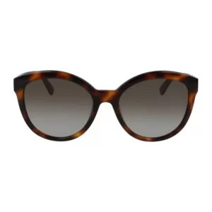 Óculos de Sol Feminino Longchamp Redondo Acetato Estampado modelo LO671S