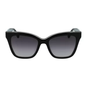 Óculos de Sol Feminino Longchamp Quadrado Acetato Preto modelo LO699S