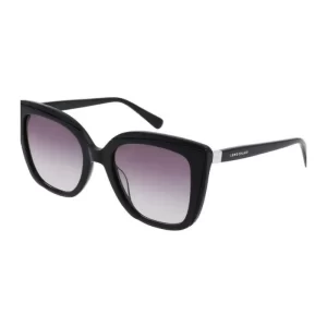Óculos de Sol Feminino Longchamp Quadrado Acetato Azul/Preto