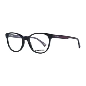 Óculos de Grau Feminino Skechers Oval Acetato Preto modelo SE1647