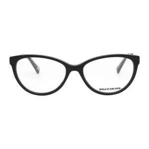 Óculos de Grau Feminino Skechers Gatinho Acetato Preto modelo SE2169