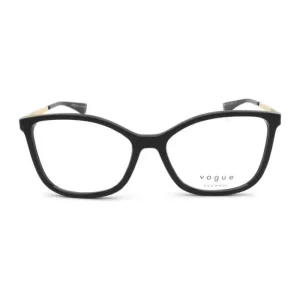 Óculos
  de Grau Feminino Vogue Quadrado Acetato Preto