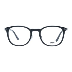 Óculos de Grau Masculino BMW Quadrado Acetato Preto