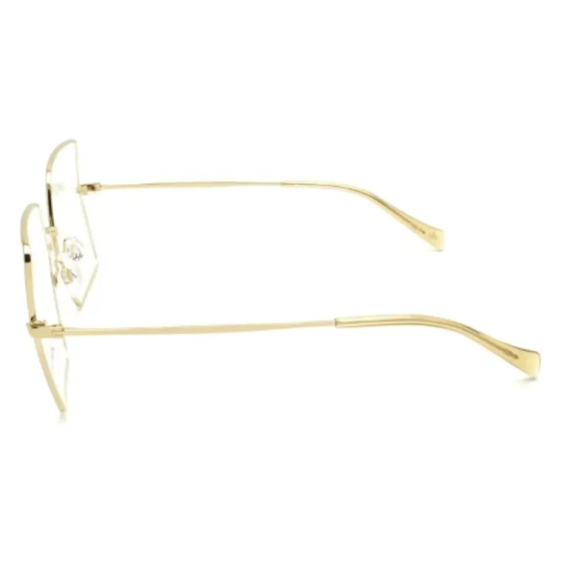 Oculos de Grau Feminino Hickmann Irregular Dourado