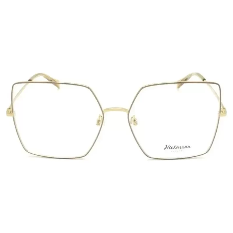 Oculos de Grau Feminino Hickmann Irregular Dourado