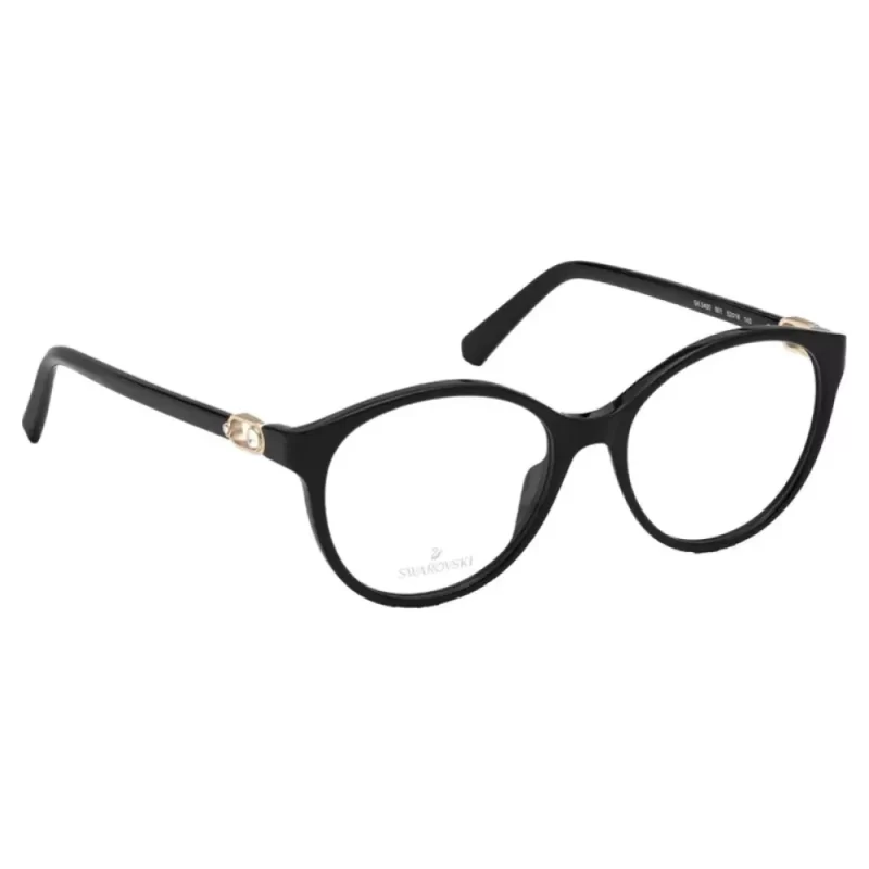 Oculos de Grau Feminino Swarovski Aro Total Preto