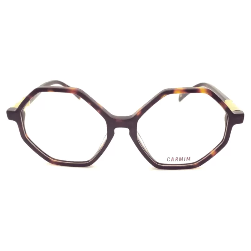 Oculos de Grau Feminino Carmim Hexagonal Tartaruga