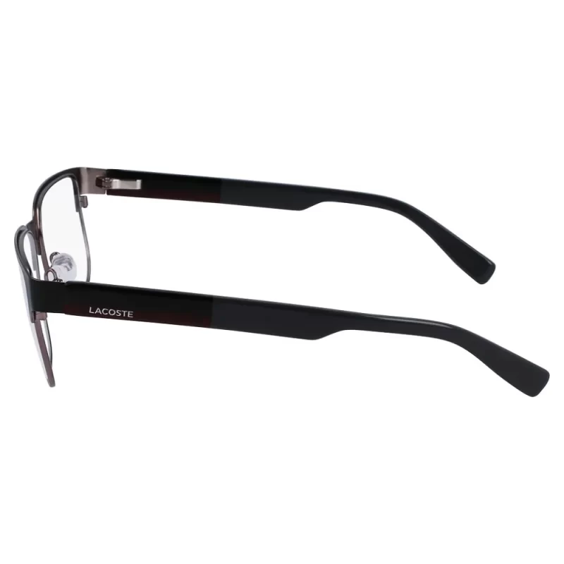 Oculos de Grau Masculino Lacoste Retangular Cobre