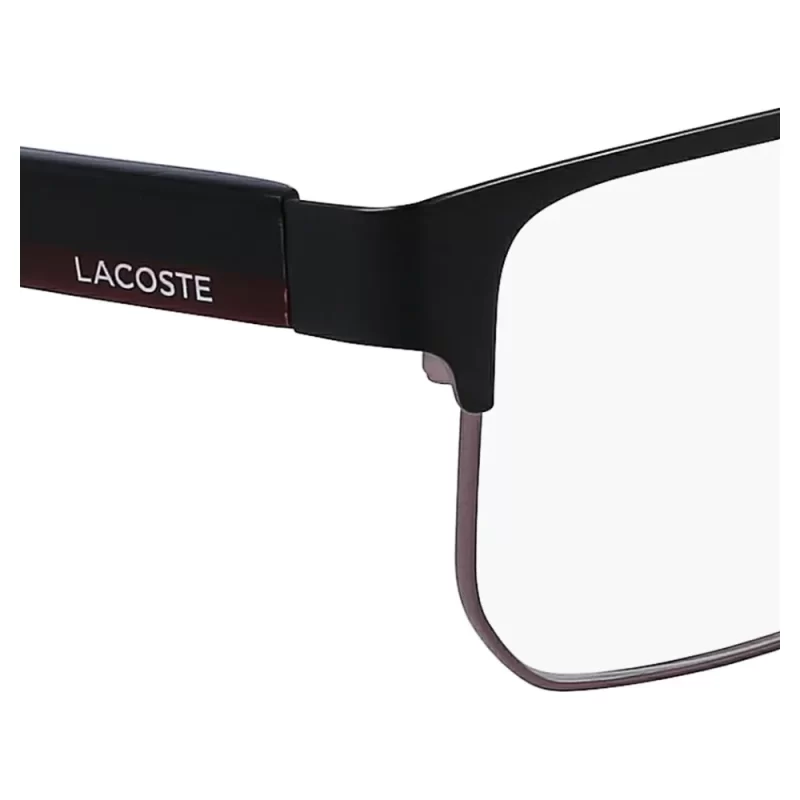 Oculos de Grau Masculino Lacoste Retangular Cobre