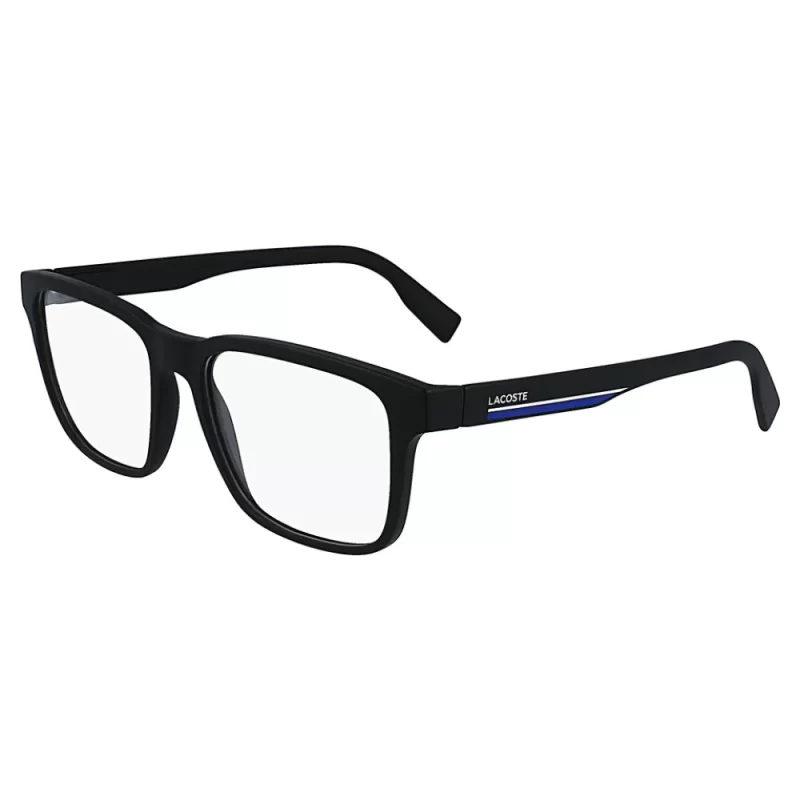 Oculos de Grau Masculino Lacoste Quadrado Preto