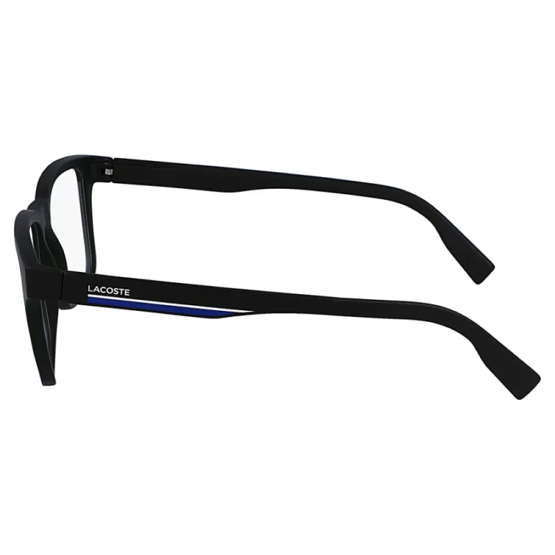 Oculos de Grau Masculino Lacoste Quadrado Preto