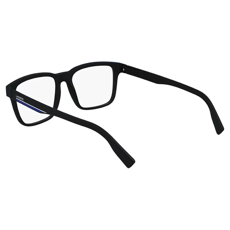 Oculos de Grau Masculino Lacoste Quadrado Preto