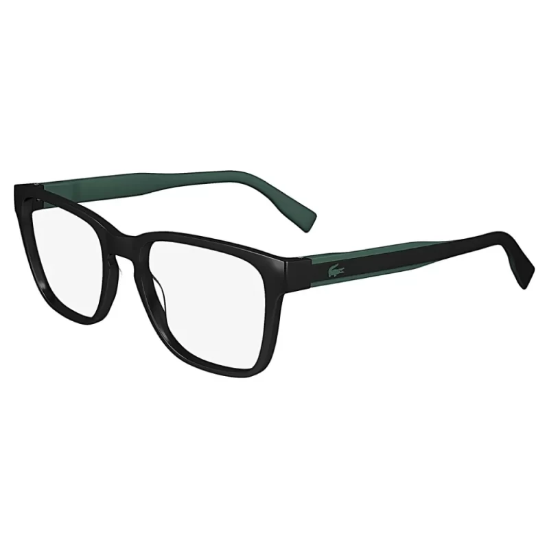 Oculos de Grau Masculino Lacoste Quadrado Preto