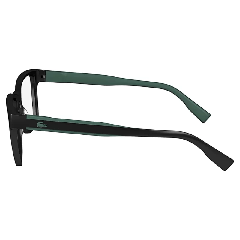 Oculos de Grau Masculino Lacoste Quadrado Preto